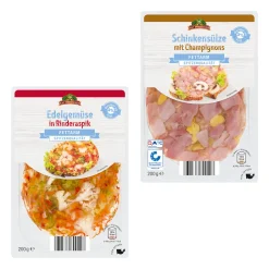 GUT DREI EICHEN / GÜLDENHOF Aspik-Spezialitäten* Wurstaufschnitt & Streichwurst Bei Aldi Nord.