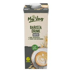 MYVAY Barista-Haferdrink* Milchersatz & Käseersatz Bei Aldi Nord.