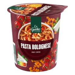 LE GUSTO Bechergericht* Pastagerichte & Instant-Nudeln Bei Aldi Nord.