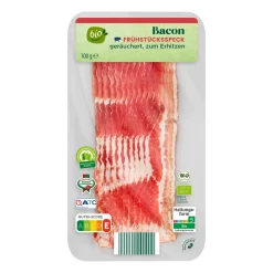 BIO -Bacon* Schweinefleisch Bei Aldi Nord.