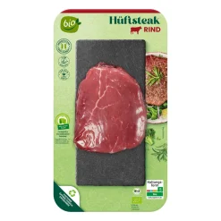 BIO -Rindersteaks* Rindfleisch Bei Aldi Nord.