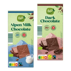 BIO -Schokolade, Fairtrade* Schokolade Bei Aldi Nord.