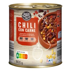 SPEISEZEIT Chili con / sin Carne* Suppen & Eintöpfe Bei Aldi Nord.