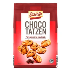 BISCOTTO Choco Kränzel / Choco Tatzen* Kuchen & Gebäck Bei Aldi Nord.