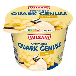 MILSANI Cremiger Quark-Genuss* Joghurt, Quark & Milchdesserts Bei Aldi Nord.
