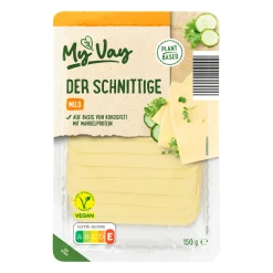 MYVAY Der Schnittige / Der Zerstreute* Milchersatz & Käseersatz Bei Aldi Nord.