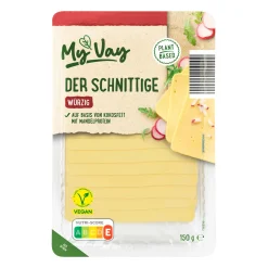MYVAY Der Schnittige / Der Zerstreute* Milchersatz & Käseersatz Bei Aldi Nord.