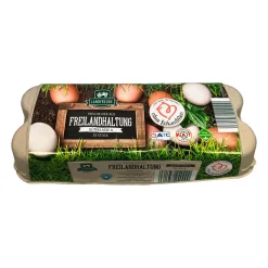 LANDFREUDE Eier aus Freilandhaltung* Eier Bei Aldi Nord.