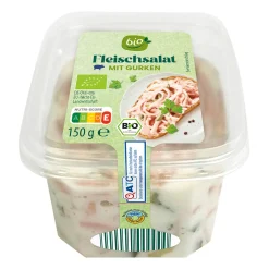 BIO Fleischsalat* Schweinefleisch Bei Aldi Nord.|Wurstaufschnitt & Streichwurst Bei Aldi Nord.