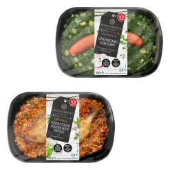 WONNEMEYER Frisches Fertiggericht* Fertiggerichte Für Mikrowelle & Pfanne Bei Aldi Nord.