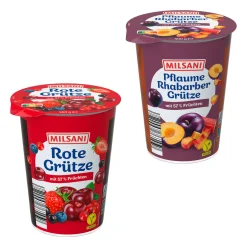 MILSANI Fruchtgrütze* Desserts & Süßspeisen Bei Aldi Nord.|Vegane Fertigprodukte & Vorräte Bei Aldi Nord.