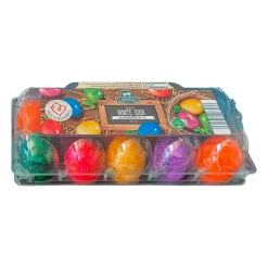 LANDFREUDE Gefärbte Eier aus Bodenhaltung* Eier Bei Aldi Nord.