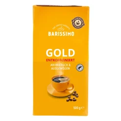BARISSIMO Gold - entkoffeiniert* Kaffee Bei Aldi Nord.