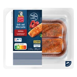 GOLDEN SEAFOOD Grill- und Ofenlachs* Frischer Fisch & Räucherfisch Bei Aldi Nord.|Grillfisch & Meeresfrüchte Im Grillsortiment Von Aldi Nord.