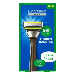 LACURA Herren-Rasierer* Rasierer, Klingen Und Rasierschaum Bei Aldi Nord.