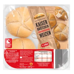 GOLDÄHREN Kaiserbrötchen* Brötchen & Croissants Bei Aldi Nord.