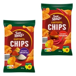 SUN SNACKS Kartoffelchips* Chips & Salzgebäck Bei Aldi Nord.|Vegane Süßigkeiten & Snacks Bei Aldi Nord.