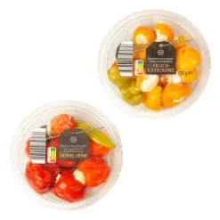 WONNEMEYER Kirschpaprika-Variation* Salat-Menüs Und Sandwiches Bei Aldi Nord.