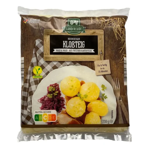 LANDFREUDE Kloßteig* Zutaten Für Den Hauptgang – Weihnachten 2026 Mit Aldi Nord.|Fertiggerichte Für Mikrowelle & Pfanne Bei Aldi Nord.