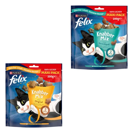 FELIX Knabbermix* Katzenfutter & Katzenstreu Bei Aldi Nord.