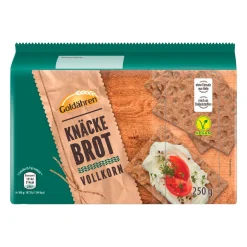GOLDÄHREN Knäckebrot* Brot & Toast Bei Aldi Nord.|Vegane Fertigprodukte & Vorräte Bei Aldi Nord.