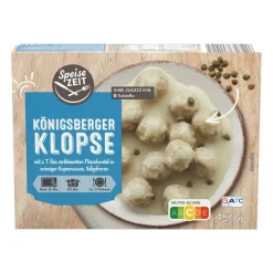 SPEISEZEIT Königsberger Klopse* Fertiggerichte Für Mikrowelle & Pfanne Bei Aldi Nord.