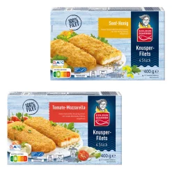 GOLDEN SEAFOOD Knusperfilets* Dosenfisch & Tiefkühlfisch Bei Aldi Nord