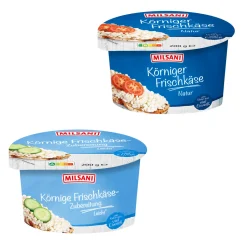 MILSANI Körniger Frischkäse* Frischkäse & Weichkäse Bei Aldi Nord.