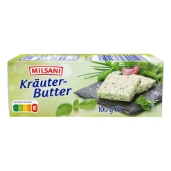 MILSANI Kräuter- / Knoblauch-Butter* Butter, Sahne & Sauerrahm Bei Aldi Nord