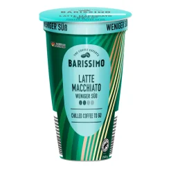 BARISSIMO Latte Macchiato weniger süß* Kaffee Bei Aldi Nord.|Milch & Milchgetränke Bei Aldi Nord.