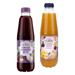 RIO D'ORO Maracuja- / Schwarze Johannisbeere Nektar* Säfte & Nektare Bei Aldi Nord.|Vegane Fertigprodukte & Vorräte Bei Aldi Nord.