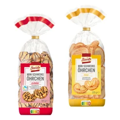 BISCOTTO Mini-Schweinsöhrchen* Kekse & Cookies Bei Aldi Nord.