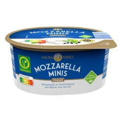CUCINA NOBILE Mozzarella-Minis* Frischkäse & Weichkäse Bei Aldi Nord.