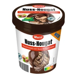 MUCCI Nuss-Nougat-Eis* Eisbecher & Eis-Toppings Bei Aldi Nord.