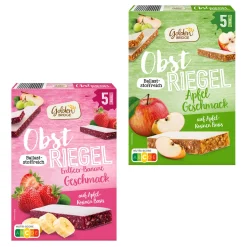 GOLDEN BRIDGE Obstriegel* Haferflocken, Müsli & Müsliriegel Bei Aldi Nord.
