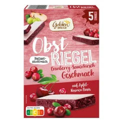 GOLDEN BRIDGE Obstriegel* Haferflocken, Müsli & Müsliriegel Bei Aldi Nord.