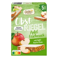 GOLDEN BRIDGE Obstriegel* Haferflocken, Müsli & Müsliriegel Bei Aldi Nord.