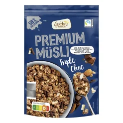 GOLDEN BRIDGE Premium-Müsli* Haferflocken, Müsli & Müsliriegel Bei Aldi Nord.
