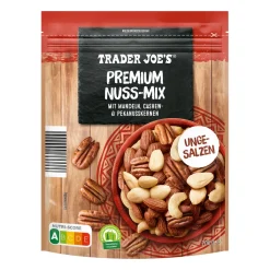 TRADER JOE'S Premium-Nuss-Mix* Nüsse, Trockenfrüchte, Kerne & Samen Bei Aldi Nord.