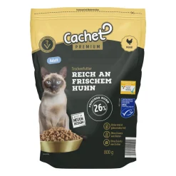 CACHET Premium-Trockenfutter* Katzenfutter & Katzenstreu Bei Aldi Nord.