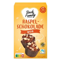 BACK FAMILY Raspelschokolade* Eisbecher & Eis-Toppings Bei Aldi Nord.
