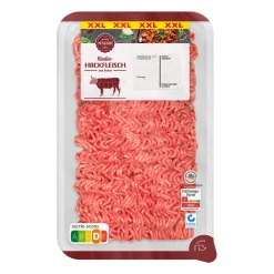 MEINE METZGEREI Rinderhackfleisch XXL* Rindfleisch Bei Aldi Nord.
