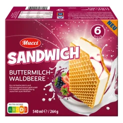MUCCI Sandwich-Eis* Waffeleis & Eis Am Stiel Bei Aldi Nord.|Veganes & Vegetarisches Grillgut Bei Aldi Nord.·Saisonales Eis & Sommerliche Desserts: Dein Sommer 2026 Bei Aldi Nord.