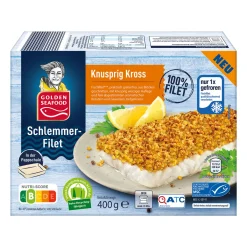 GOLDEN SEAFOOD Schlemmerfilet* Dosenfisch & Tiefkühlfisch Bei Aldi Nord