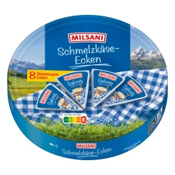 MILSANI Schmelzkäseecken* Frischkäse & Weichkäse Bei Aldi Nord.