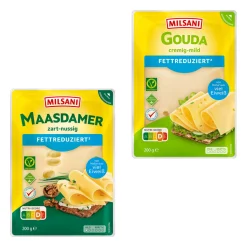 MILSANI Schnittkäse* Scheibenkäse & Geriebener Käse Bei Aldi Nord.