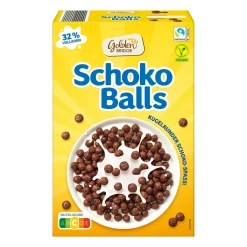 GOLDEN BRIDGE Schoko Balls* Vegane Fertigprodukte & Vorräte Bei Aldi Nord.|Cornflakes & Cerealien Bei Aldi Nord.