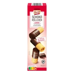 BISCOTTO Schoko-Waffelröllchen* Kekse & Cookies Bei Aldi Nord.