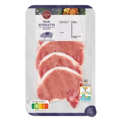 MEINE METZGEREI Schweinekoteletts* Schweinefleisch Bei Aldi Nord.
