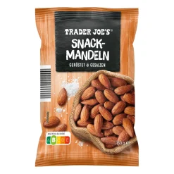 TRADER JOE'S Snackmandeln* Nüsse, Trockenfrüchte, Kerne & Samen Bei Aldi Nord.